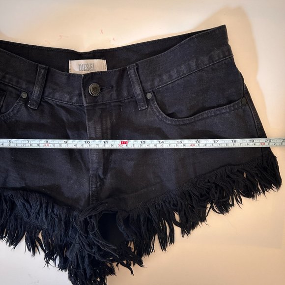 Low Rise Fring Jean Shorts | Diesel - Picture 8 of 11